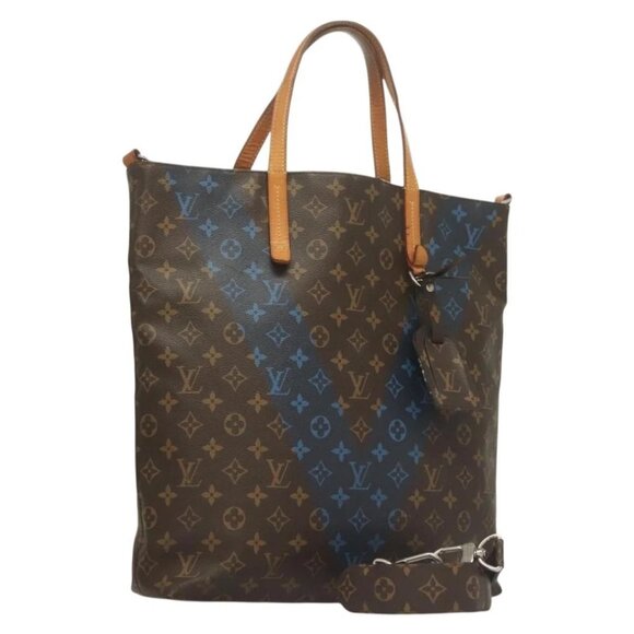 LOUIS VUITTON Monogram V Lline Cabas NS Tote Bag 2way - Picture 1 of 15